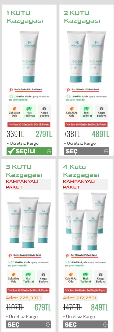 Kaz Gagası Kremi Resmi Satış Sitesi